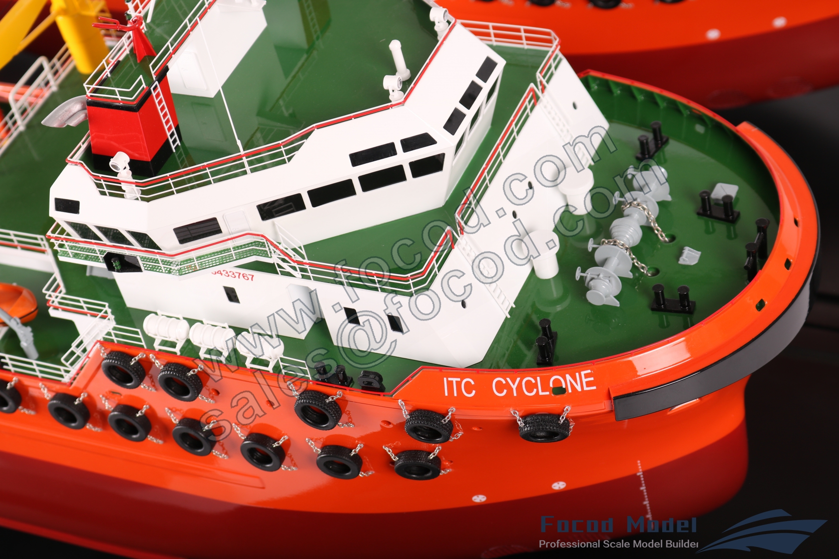 customized model of 71m Anchor Handling Tug Supply vessel